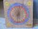 Big Antique Wood Dart Board Game 1937 Deco Baseball Old Aafa Primitive Primitives photo 11