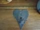 Antique Iron Heart Candle Holder Antique Iron Candle Sconce Primitive Heart Primitives photo 9