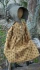 Early Look Primitive Settler Doll Rebecca In Civil War Repro Blue Mustard ♥rcp♥ Primitives photo 1