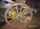 Pair Of Antique Wagon Wheels, ,  Barn Kept,  42 Ins Primitives photo 1