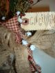 Prim Vintage Quilt Bag Gingerbread Cinnamon Primitives photo 3