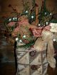Prim Vintage Quilt Bag Gingerbread Cinnamon Primitives photo 4