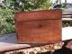 Vintage Wooden Tool Chest Wood Box Hand Crafted Old 2 Trays Storage Primitives photo 2