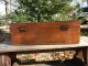 Vintage Wooden Tool Chest Wood Box Hand Crafted Old 2 Trays Storage Primitives photo 3