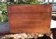 Vintage Wooden Tool Chest Wood Box Hand Crafted Old 2 Trays Storage Primitives photo 4