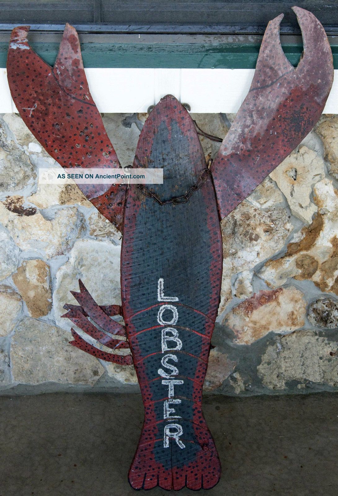 Primitive Lobster Advertising Sign Circa 1920 ' S Great Decor Item Primitives photo