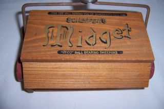 Antique Child ' S Scheefer ' S Midget Gyco Ball Bearing Carpet Sweeper/salesmans photo