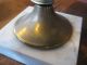 Early Kerosene Lamp,  Electrified,  Brass/marble Base,  Very Elegant Primitives photo 5
