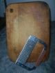 Vintage Wood Cutting Board With Food Chopper Primitives photo 11