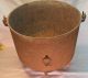 Antique Favorite Piqua Ware 8 Footed Iron Kettle Pot Cauldron Stew Cooking Primitives photo 2