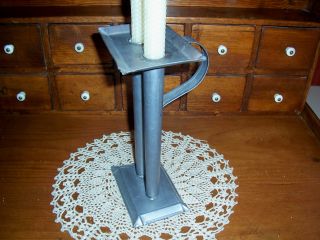 Country Primitive Double Tin Candle Mold photo