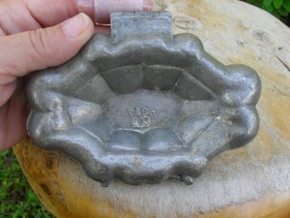 Antique Chocolate Candy Mold Maker ' S Mark 