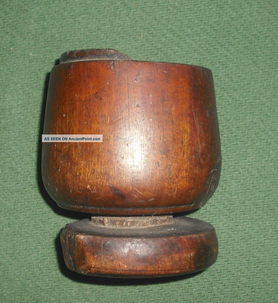 Antique Wooden Primitive Ramrod,  Pestle,  Tamper,  Ricer,  Rammer,  Or Mortar? Primitives photo