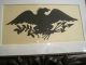 Folk Art Americana Patriotic Scherenschnitte Folk Art American Eagle Silhouette Primitives photo 1