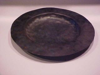 Hand Hammered Iron Charger - - 9 3/4 