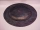 Hand Hammered Iron Charger - - 9 3/4 