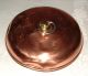 Antique Metal Bed Warmer,  Polished Copper & Brass - Amazing Primitives photo 1