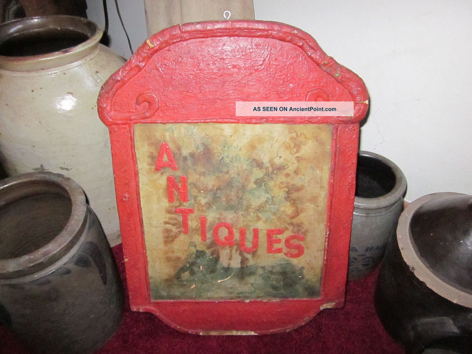 Antiques Trade Sign Primitives photo