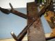 18th Century American Hand Forged Iron Swiveling Toaster Great Shape 12 Inch Primitives photo 8