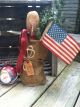 Primitive Snowmawith Flag & Ornament Primitives photo 1