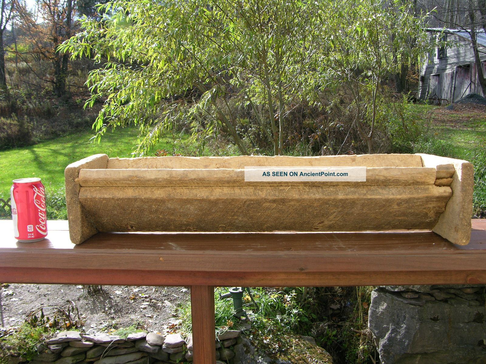Straight From The Barn 29 1 2 Rough Sawn Chicken Feed Trough
