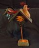 Rustic Folk Art Tin Rooster Primitives photo 1