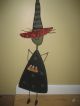 Primitive Witch - Large Wood/metal Whimsical 30 