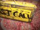 Vintage Antique Farm Metal Tool Box Upcycled Into Bar Open Sign Man Cave Sign Primitives photo 3