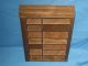 Small Size Vtg Wooden/wood Printers Drawer Shadow Box Type Set Primitives photo 2