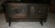 Primitive Aged Wood Paper Towel Holder With Keeping Drawers. . . Primitives photo 2