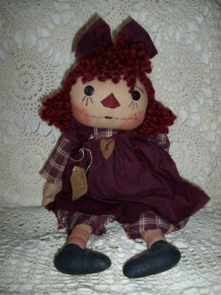 Primitive Raggedy Doll Annie photo
