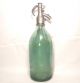 Vintage Green Seltzer Bottle With Interestin Trademark Ca - 1920 - 30 - Primitives photo 5