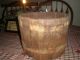 Vintage Old Red Paint Wooden Bucket/well Pail Primitives photo 2