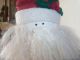 Vintage Hand Crafted Quilted Santa Clause W/ Weighted Bottom Primitives photo 2