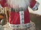 Vintage Hand Crafted Quilted Santa Clause W/ Weighted Bottom Primitives photo 4