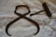 Antique Primitive Rustic Country Farm Decor Iron Ice Tongs And Hay Hook Primitives photo 1