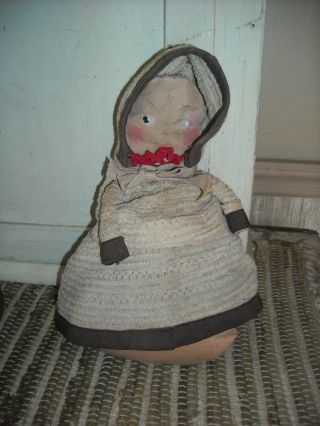 Old Vintage Stuffed Handmade Doll photo