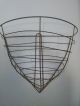 Antique Wire Wall Basket - Full Size Primitives photo 2