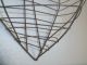 Antique Wire Wall Basket - Full Size Primitives photo 3