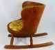 Firkin Sugar Bucket Childs Rocking Chair Barrel Antique Wood Primitive Folk Art Primitives photo 2