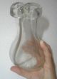 Antique And Rare Double Blown Glass Bottle.  Alte Glasflasche.  Bouteille Ancienne Primitives photo 2