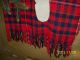 Big Vintage Red Plaid Pendleton Wool Throw Christmas Winter Colors So Cozy Primitives photo 1