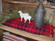Big Vintage Red Plaid Pendleton Wool Throw Christmas Winter Colors So Cozy Primitives photo 4