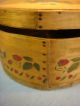 Vintage Large,  16 - In.  Across,  Wooden Pantry Box / Cheese Box Boxes photo 3