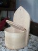 Vintage Hand Crafted Wood Lided Slat Box - Signed And Numbered - Krakow,  Solskiego 28 Primitives photo 6