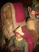 Primitive Handmade Folk Art Christmas Santa Doll Primitives photo 1
