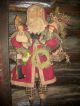 Primitive Handmade Folk Art Christmas Santa Doll Primitives photo 2