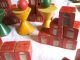 Vintage Red Toy Blocks,  Plus. .  Nr Primitives photo 5
