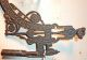 Ornate Kerosene Lamp Wall Holder,  Cast Iron,  Make - Do Wall Bracket Lamps photo 4