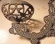 Ornate Kerosene Lamp Wall Holder,  Cast Iron,  Make - Do Wall Bracket Lamps photo 5
